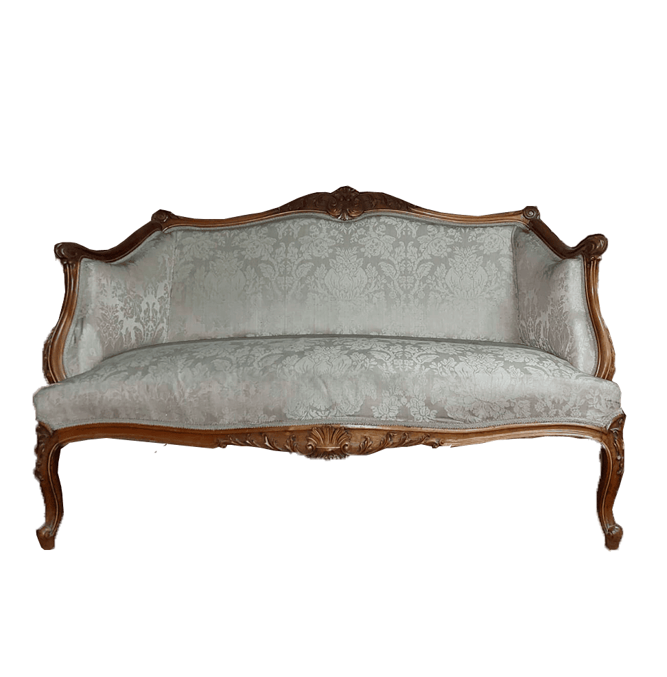 Sofá estilo Luis XV